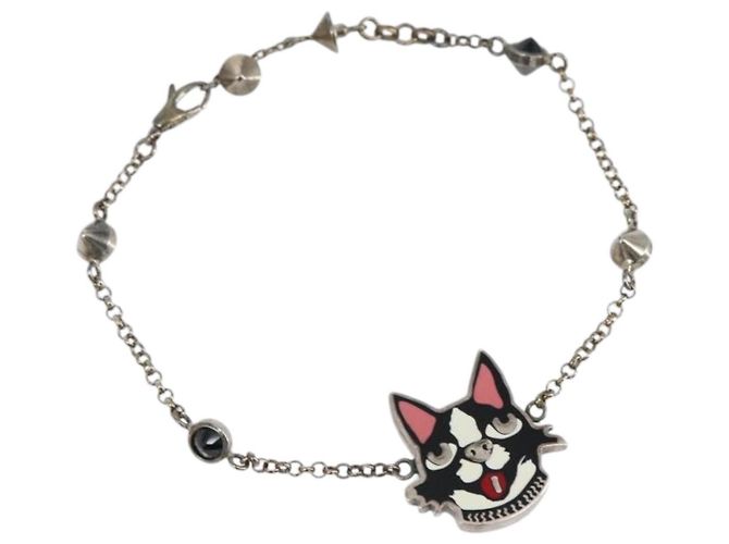 Bracciale GUCCI Ag925 BOSCO&ORSO Argento Auth 159492M