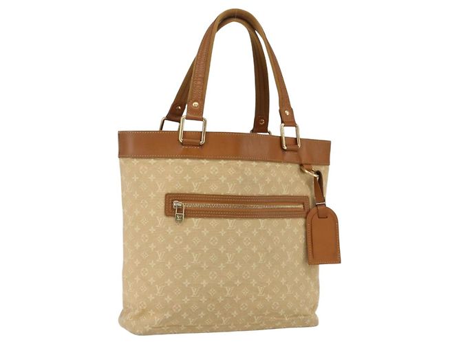 LOUIS VUITTON Borsa Tote Mini Lucille GM Monogram Beige M92683 LV Auth ep12640