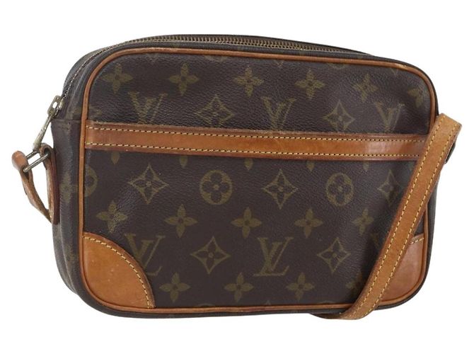 LOUIS VUITTON Bolsa de Ombro Monogram Trocadero 23 M51276 LV Auth BA9427