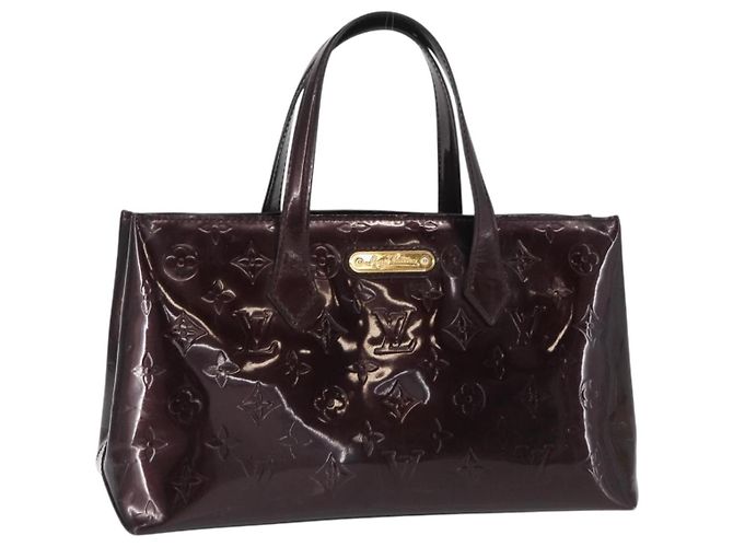 Borsa Wilshire Monogram Vernis PM Louis Vuitton Bordò