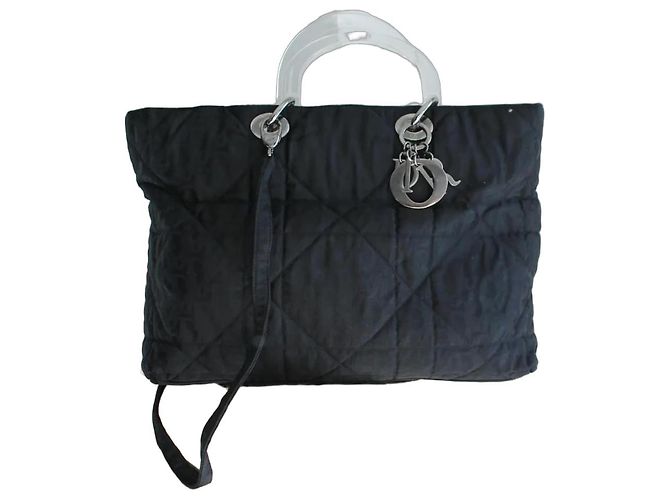 Borsa Dior modello Diorissimo tessuto Dior obliquo Nero