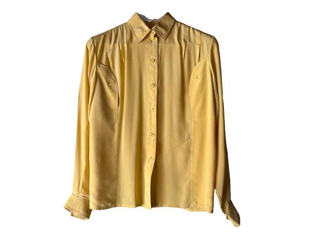 Neueste Céline-Kollektion von Phoebe Philo Gelb