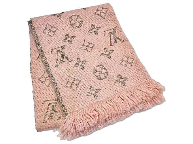Louis Vuitton Echarpe Scarf Mania Shine Pink