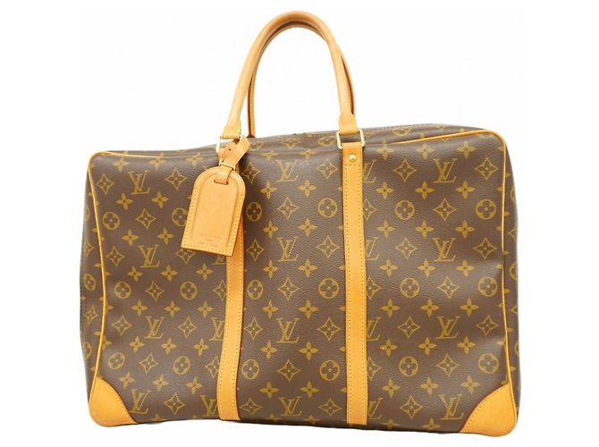 Borsa Boston Sirius 45 Monogramma Louis Vuitton Marrone