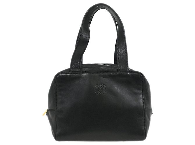 Loewe Anagram Leather Schwarz