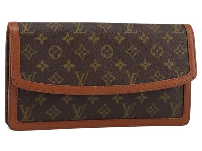 Louis Vuitton Donna Pochette Monogram Canvas GM Marrone