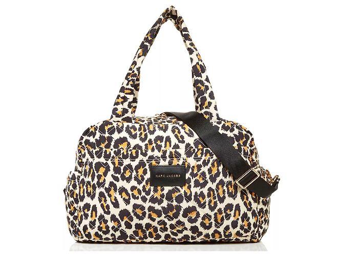 MARC JACOBS Bolsa de Leopardo The Small Weekender nova com etiqueta Multicor