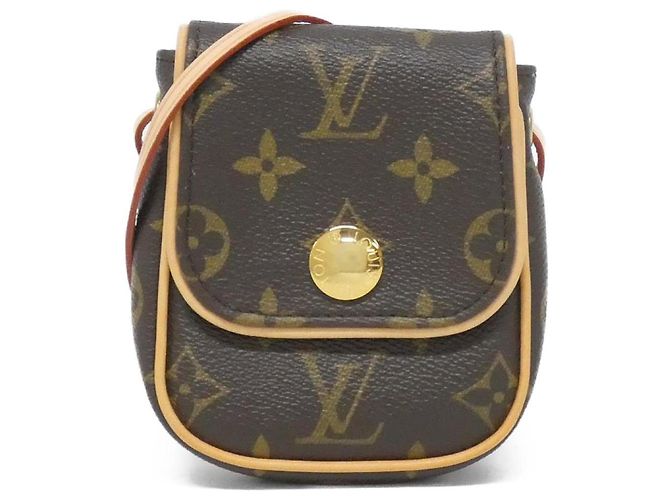 Bolsa de Ombro Louis Vuitton Monogram Cancun Pochette M60018 Marrom