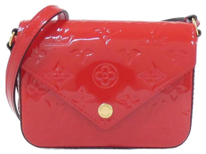 Borsa a Spalla Lucy Vernis Louis Vuitton Rosso Fuschia