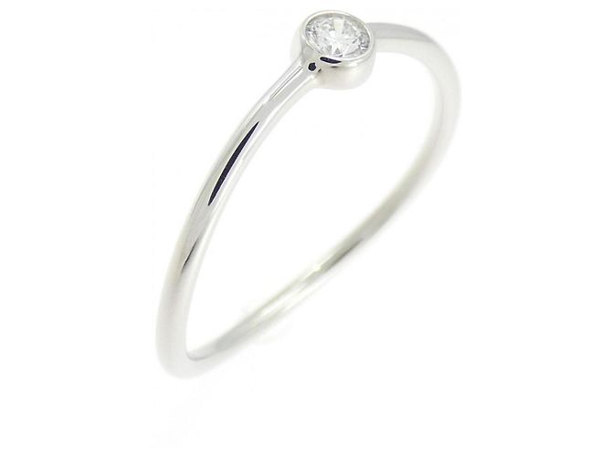 Tiffany & Co Bague simple rangée Tiffany Wave