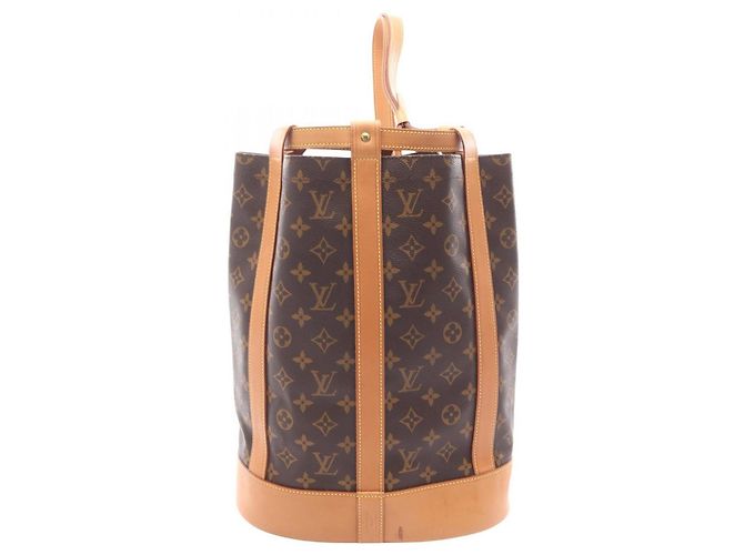 Sac à épaule Randonnee PM Louis Vuitton Marron Monogramme
