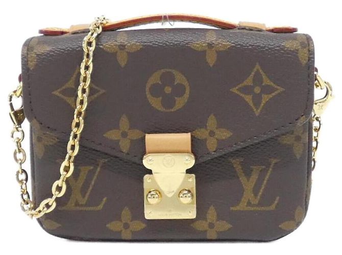 Bolsa de Ombro Micro Metis Monograma Louis Vuitton Marrom