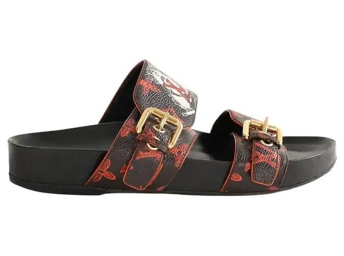 Louis Vuitton Sandali in pelle neri Nero