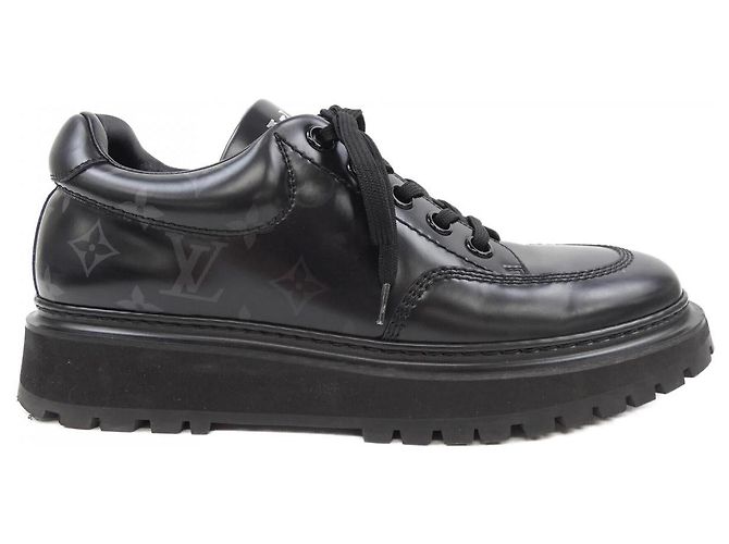 Baskets Derby de la ligne Abbesses Louis Vuitton Noir