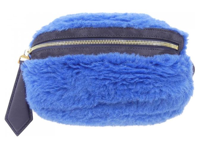 Borsa Teddy Bear Max Mara Blu 