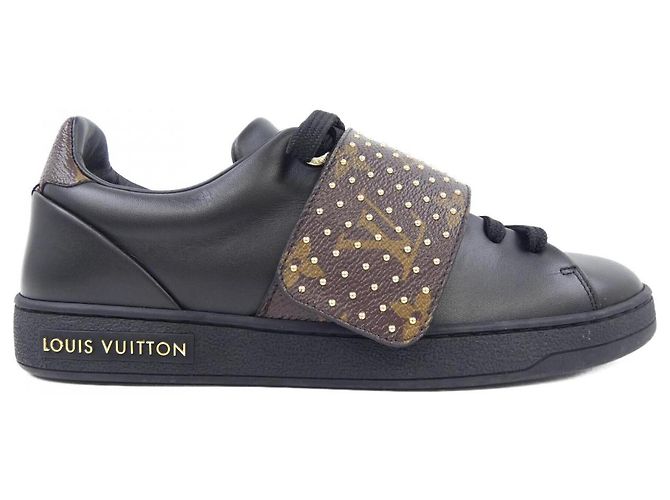 Baskets Louis Vuitton Marron Noir