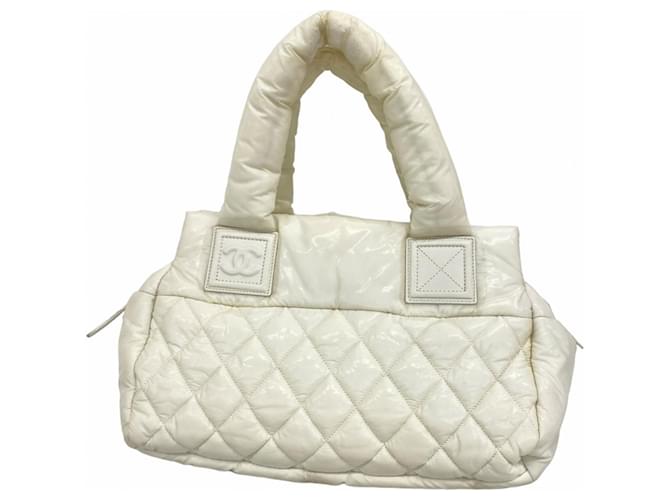 Chanel Coco Cocoon Tote Bag White Nylon ref.JC2738849 (Sold