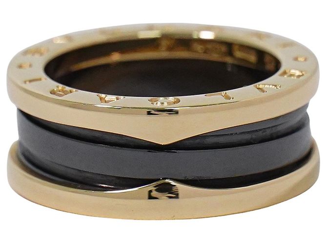 Bulgari Anel Bvlgari B.Zero1 One em ouro rosa 18K Dourado