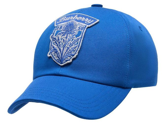 Cappello - Burberry - Cotone - Blu