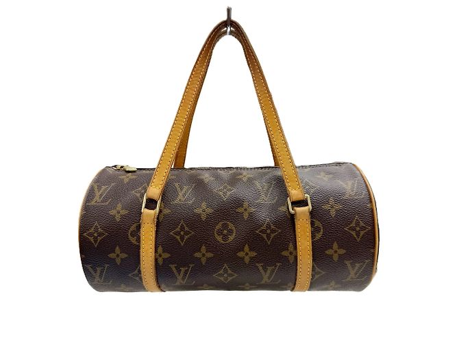 Sac à main Papillon 26 Monogram Louis Vuitton Marron Monogramme