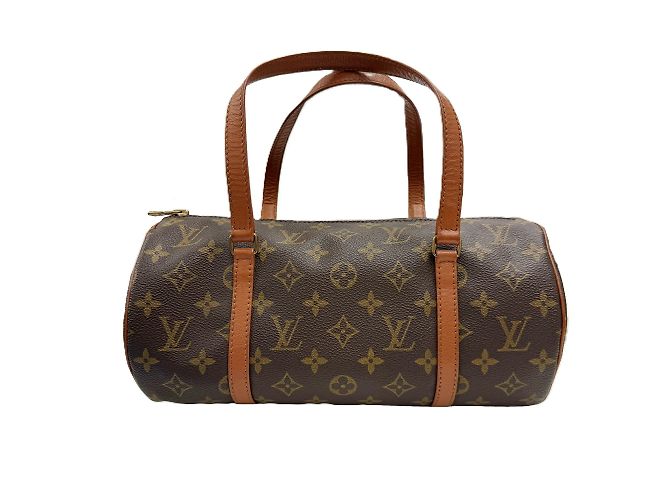 Sac à main Papillon 30 Monogram Louis Vuitton Marron Monogramme