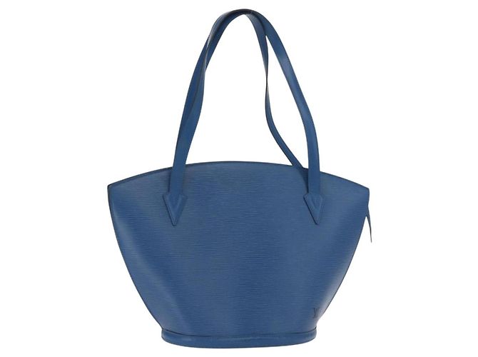 Bolsa Saint Jacques em couro Epi GM Louis Vuitton Azul