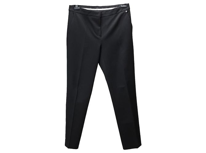 Max Mara Hose schwarz tapered Viskose