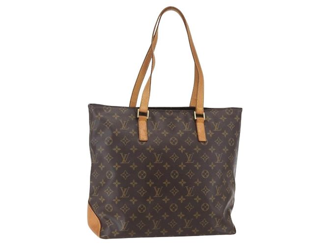 LOUIS VUITTON Monogram Cabas Mezzo Tote Bag M51151 LV Auth 159534
