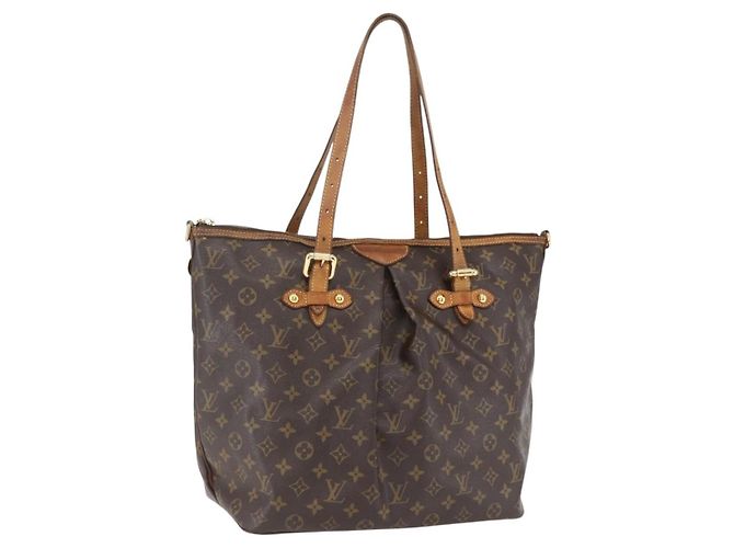LOUIS VUITTON Borsa Tote Monogram Palermo GM M40146 LV Auth bs31768 Monogramma