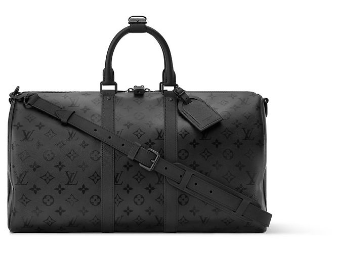 Louis Vuitton LV Keepall 45 Monograma de Medianoche Negro