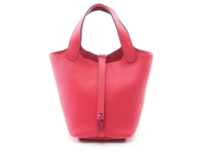 Hermès Hermes Picotin Lock PM Handbag Pink