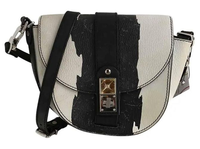 Proenza Schouler Bolsa de ombro de couro branco