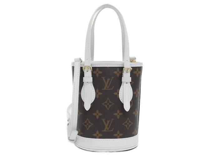 Bolsa de mão Nano Bucket LV Match da Louis Vuitton