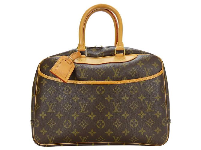 Bolsa de mão Monogram Deauville Louis Vuitton Marrom Monograma