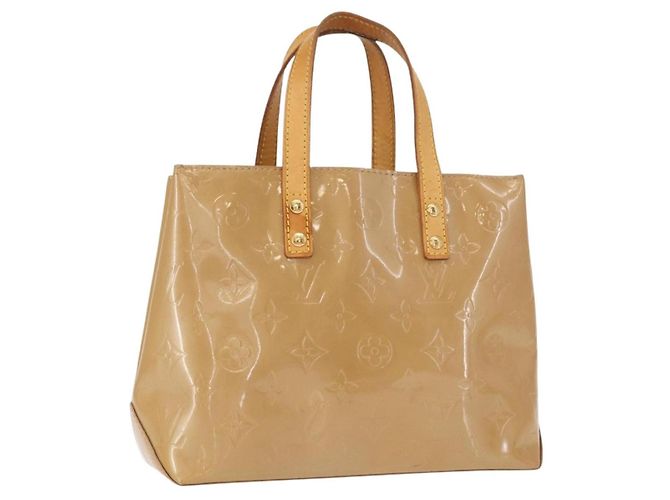 Bolsa Reade Monogram Vernis PM da Louis Vuitton Marrom