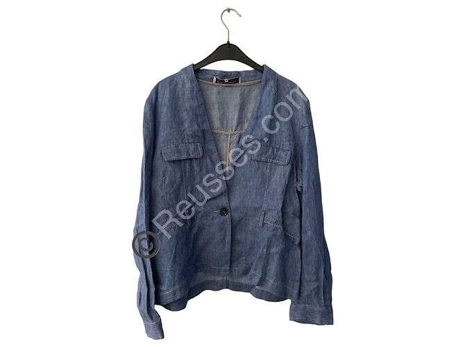 Gerard Darel Camicia in lino blu - Gérard Darel