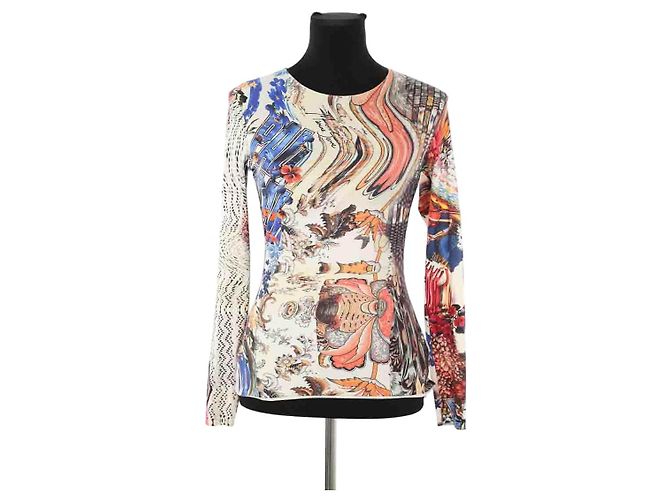 Marine Serre Top multicolore