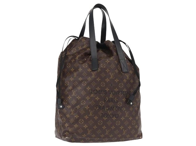 LOUIS VUITTON Borsa Cabas Light Monogram Macassar Fragment M43416 Auth LV bs32011 Monogramma
