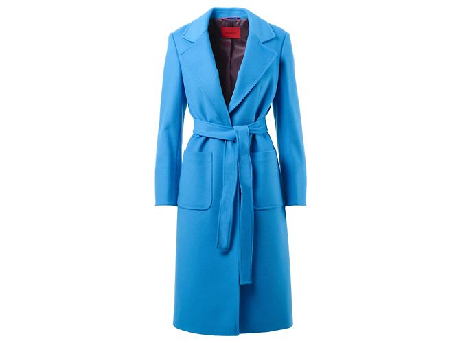 Max & Co Blue Wool Coat
