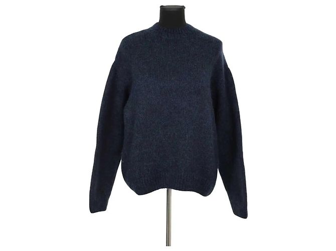 Jacquemus Marineblauer Wollpullover 