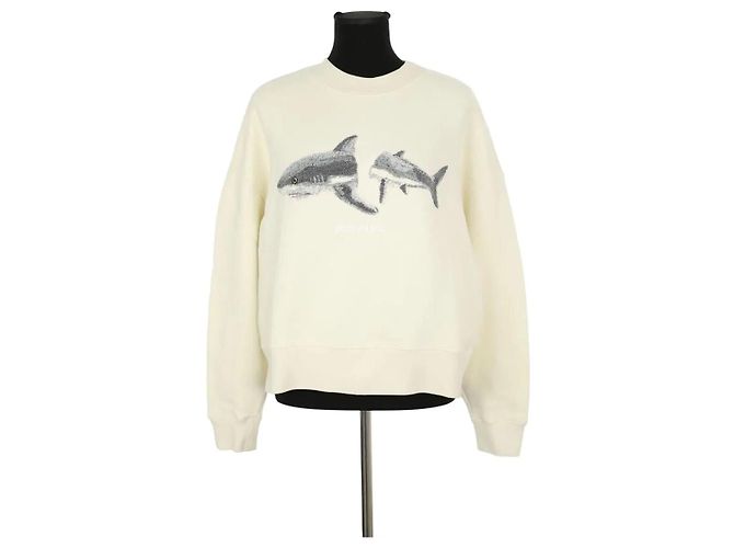 Palm Angels Gelbes Baumwoll-Sweatshirt