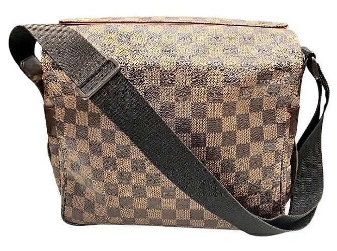 Borsa a Spalla Naviglio Damier Louis Vuitton Marrone