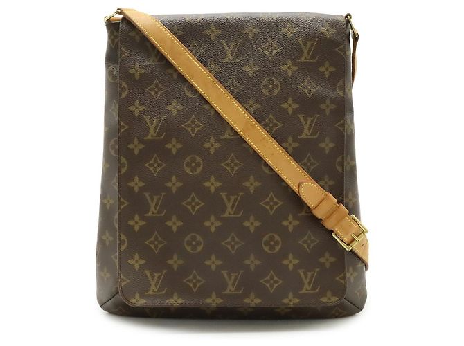Borsa a Spalla Monogram Musette Louis Vuitton Marrone