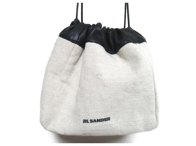 Jil Sander Reversible Drawstring Shoulder Bag
