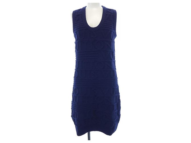 Louis Vuitton Kleid Blau Marineblau