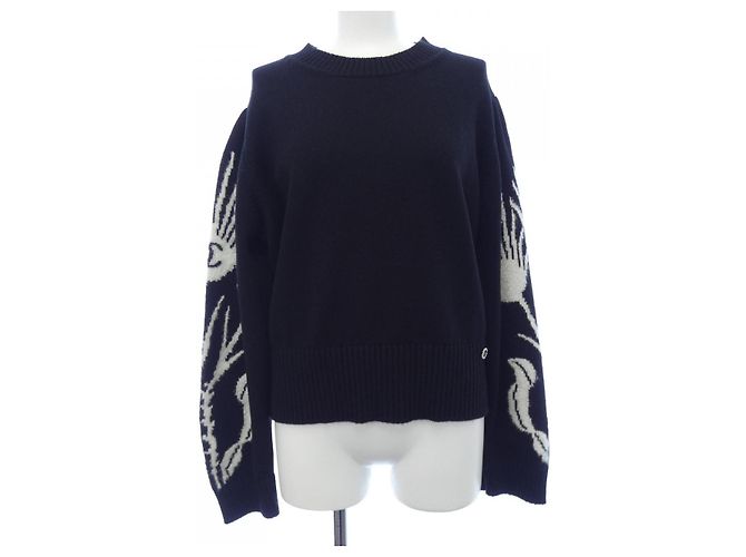 Timeless Maglia in seta e cashmere Chanel Nero
