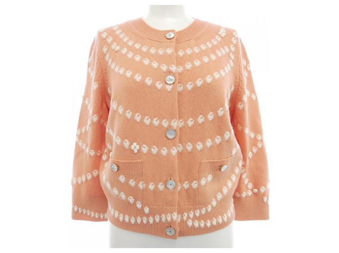 Cárdigan de cachemira Chanel Naranja