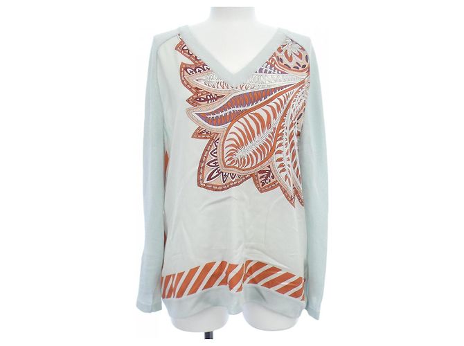 Hermès Hermes Twillaine Silk Knit40 Blu