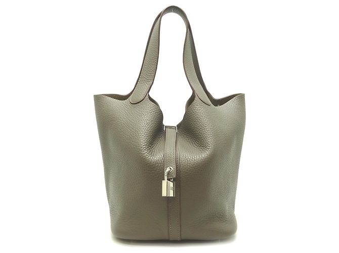 Bolso Hermès Picotin Lock MM Gris