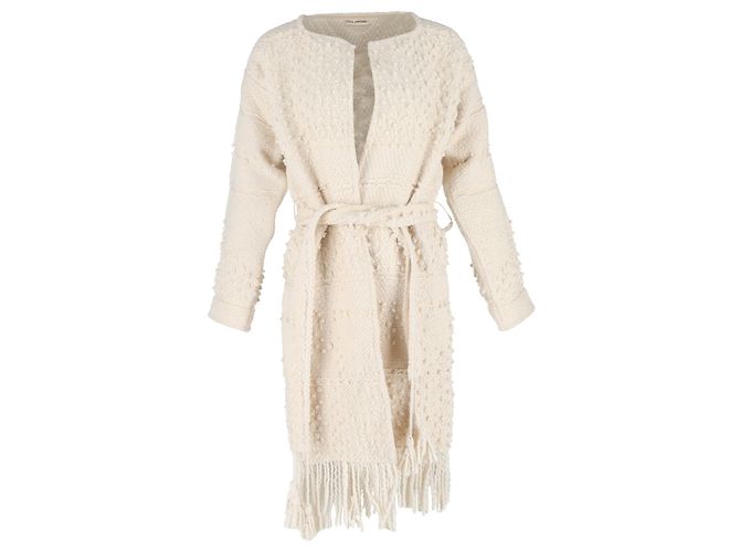 Abrigo de Boucle-Tweed Ceñido Amara de Ulla Johnson en Algodón Blanco